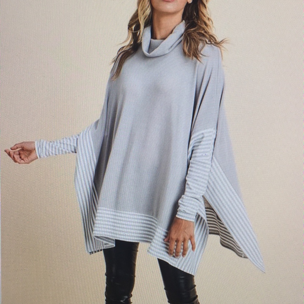 LAST ONE!!   Ladies Poncho Top